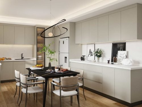 Melamine-U-Shape-Cream-Kitchen-Cabinets-1.jpg