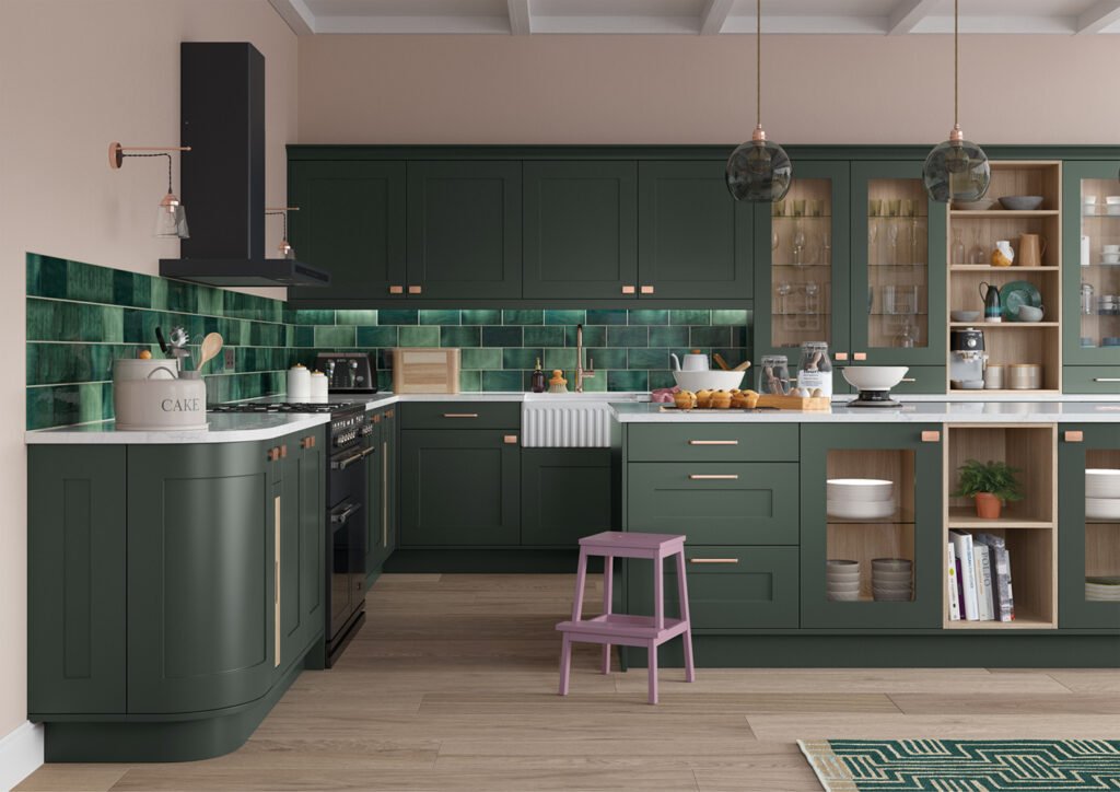 Earthen Harmony kitchen cabinet