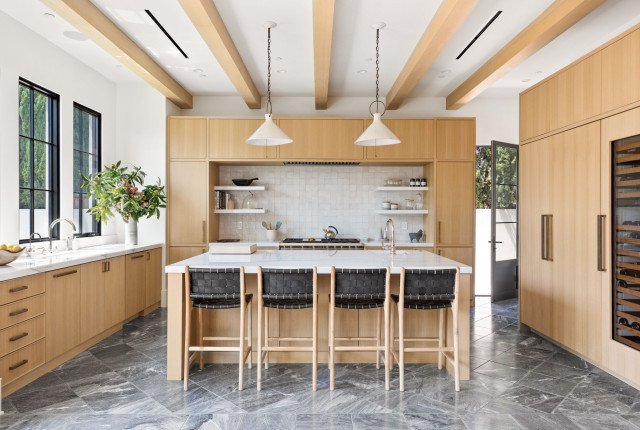 Pale Wood kitchen cabinet