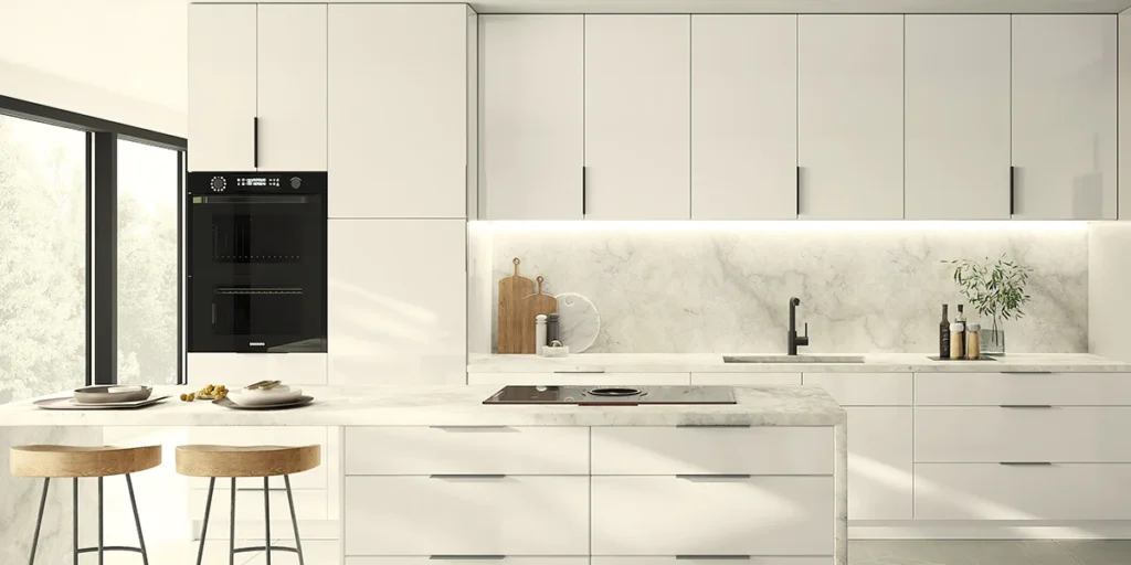 White Matte Cabinets