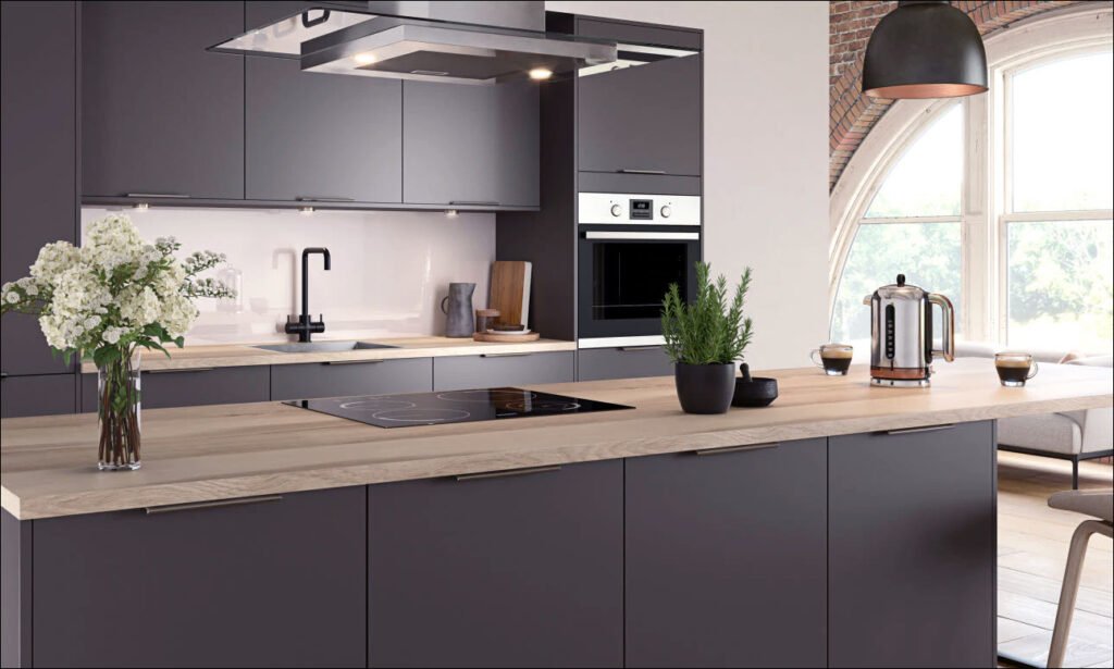 grey Matte Cabinets