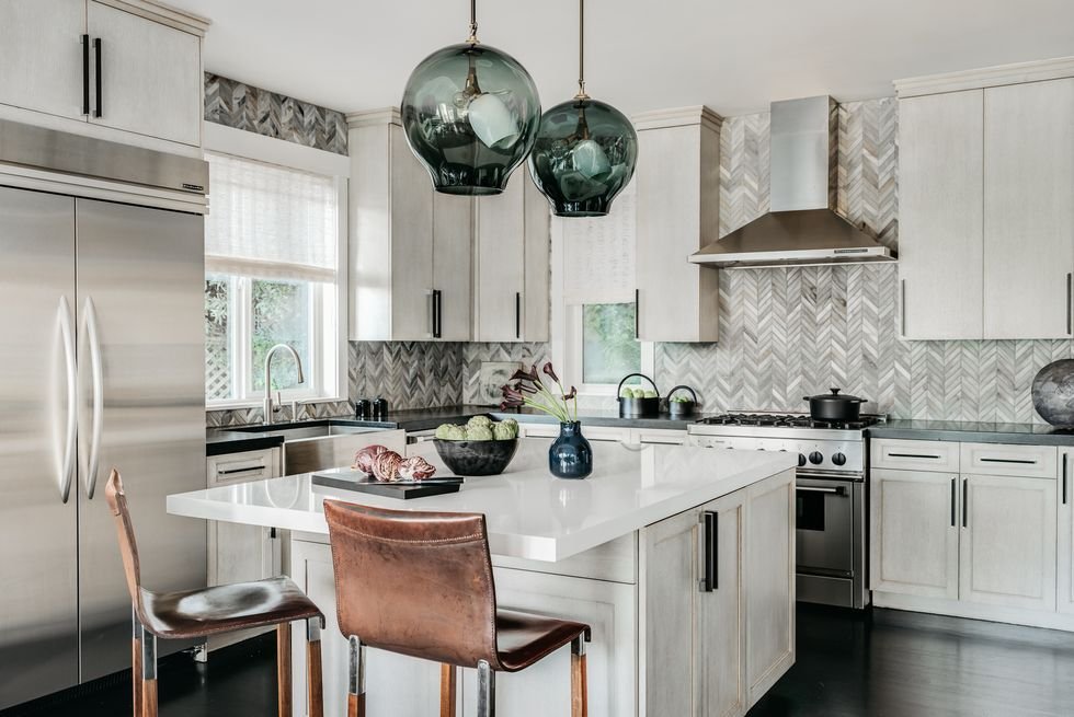 white kitchen cabinet