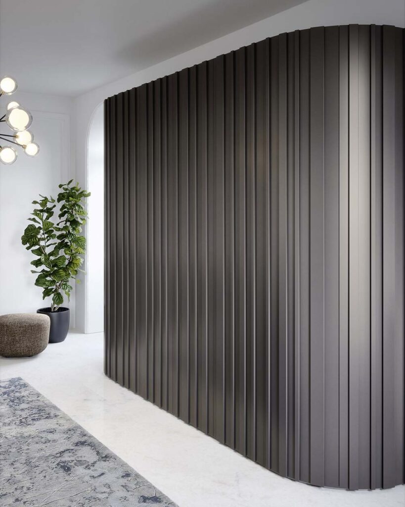 curved wardrobe