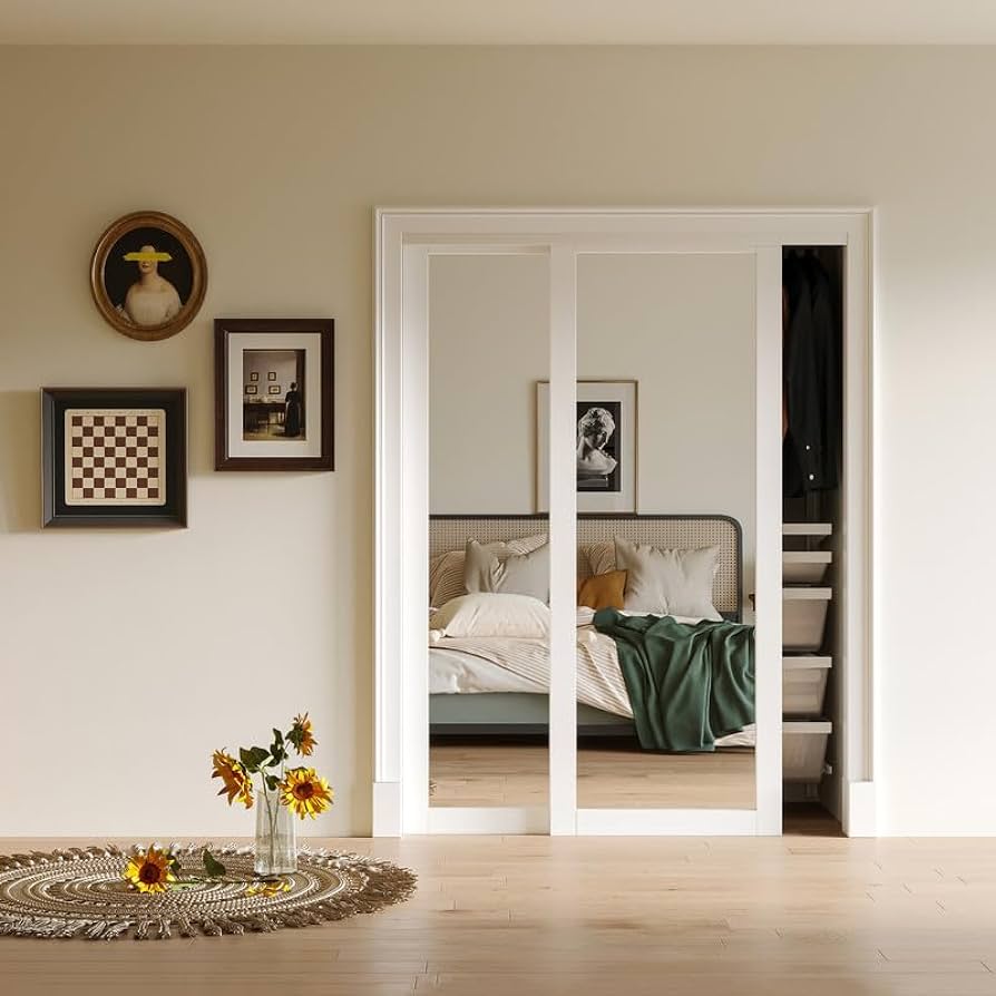 Closet with mirrior