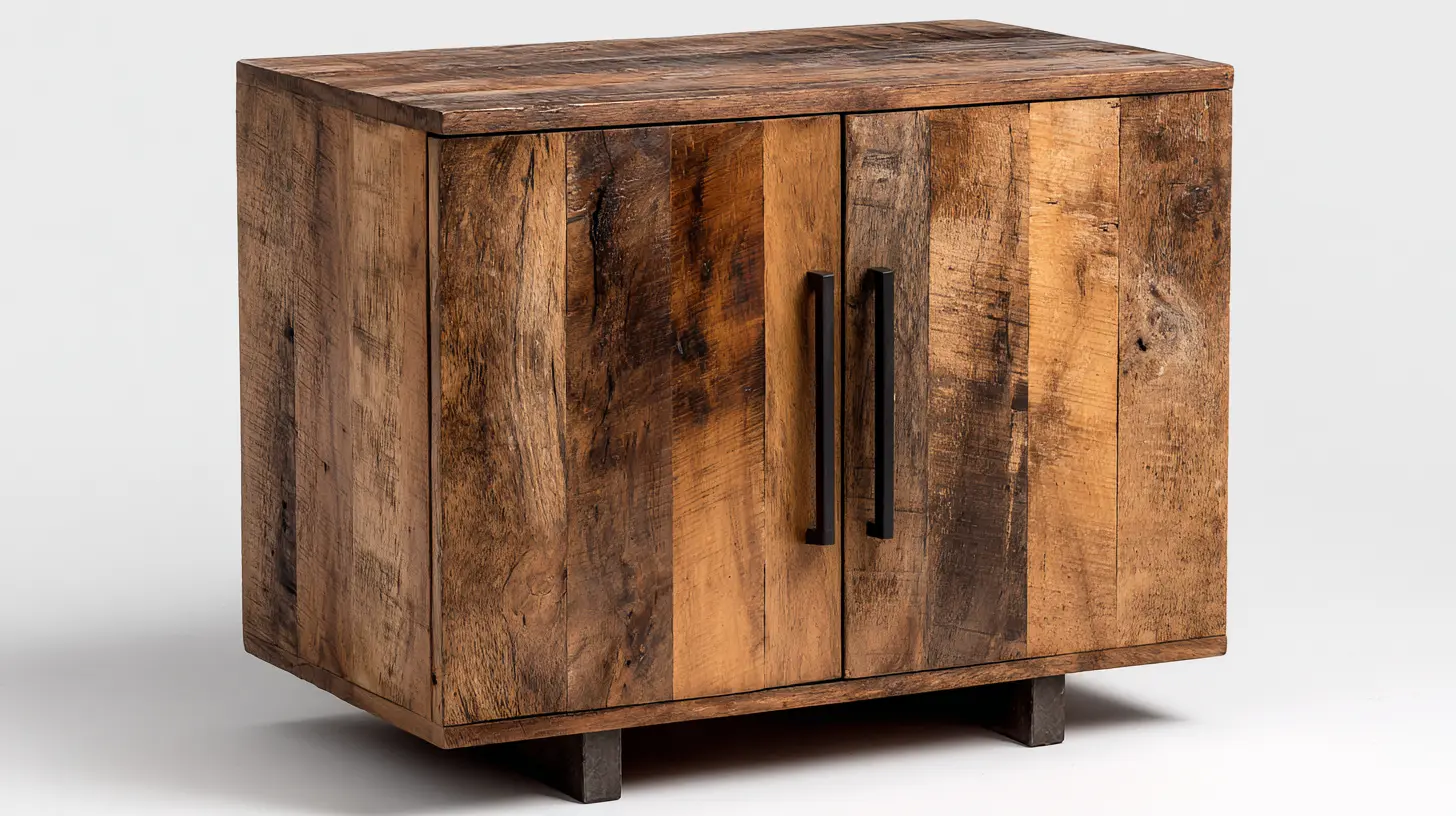 Modern Rustic Bar Cabinet