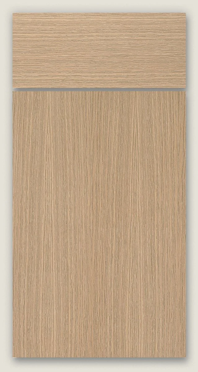 Slab flat panel kitchen door with a sleek, minimal design and smooth surface