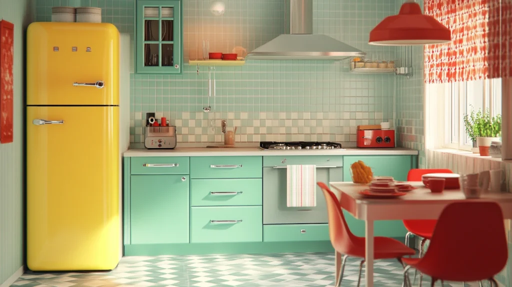Vintage-style cabinets