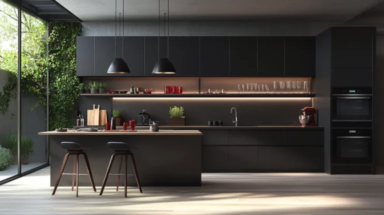 Smart Kitchen Cabinets with Technology Integration
