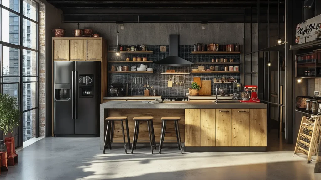 Industrial Style Kitchens