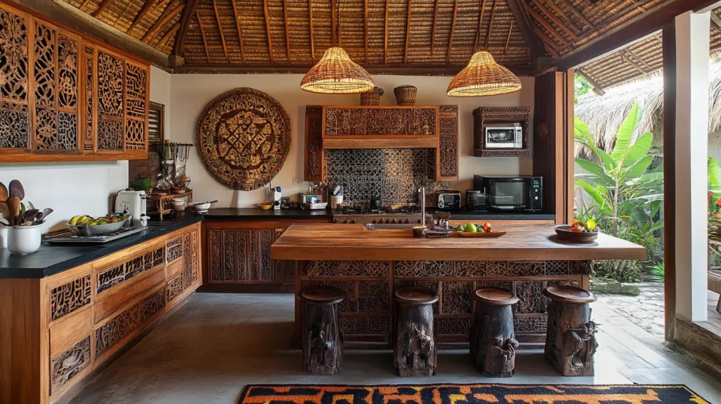 Traditional Indonesian Designs in the Kitchen