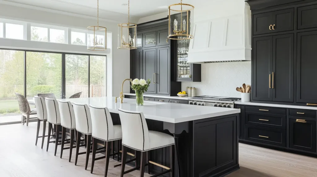 Black Kitchen Cabinets15