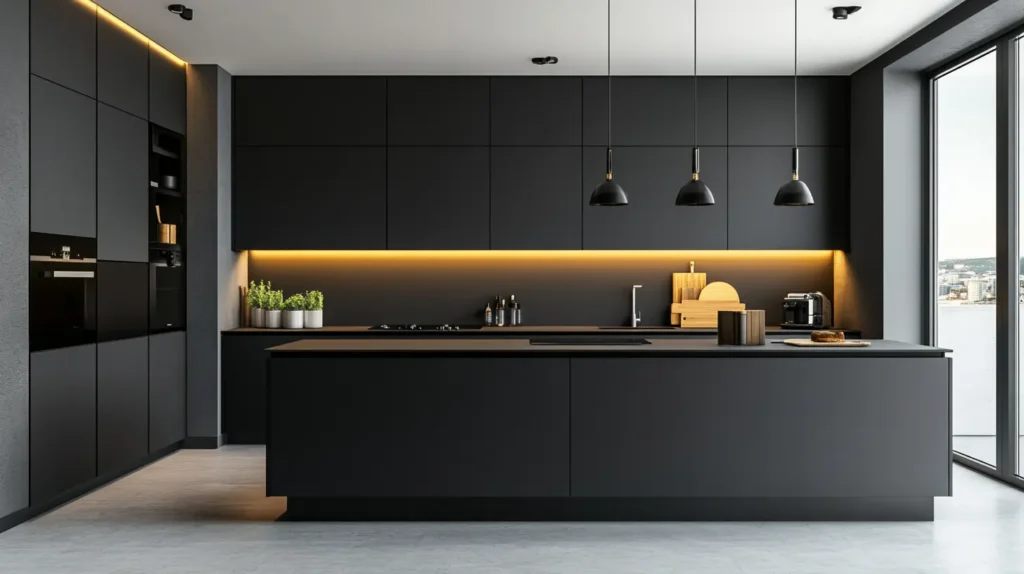 Black Kitchen Cabinets19