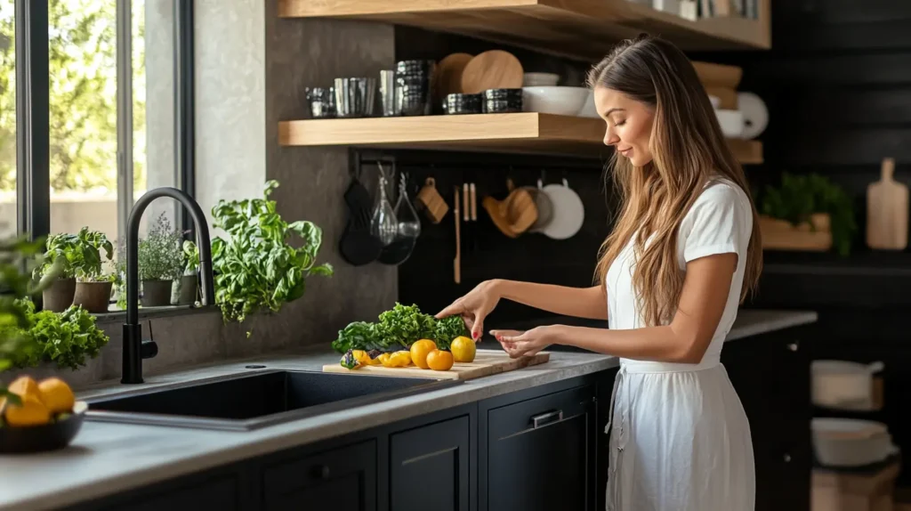 Black Kitchen Cabinets21
