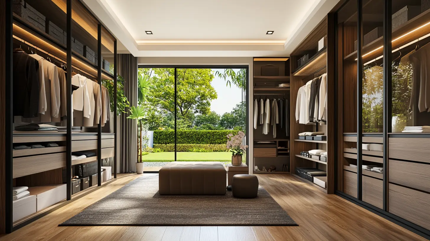 Indonesian villa closet ideas