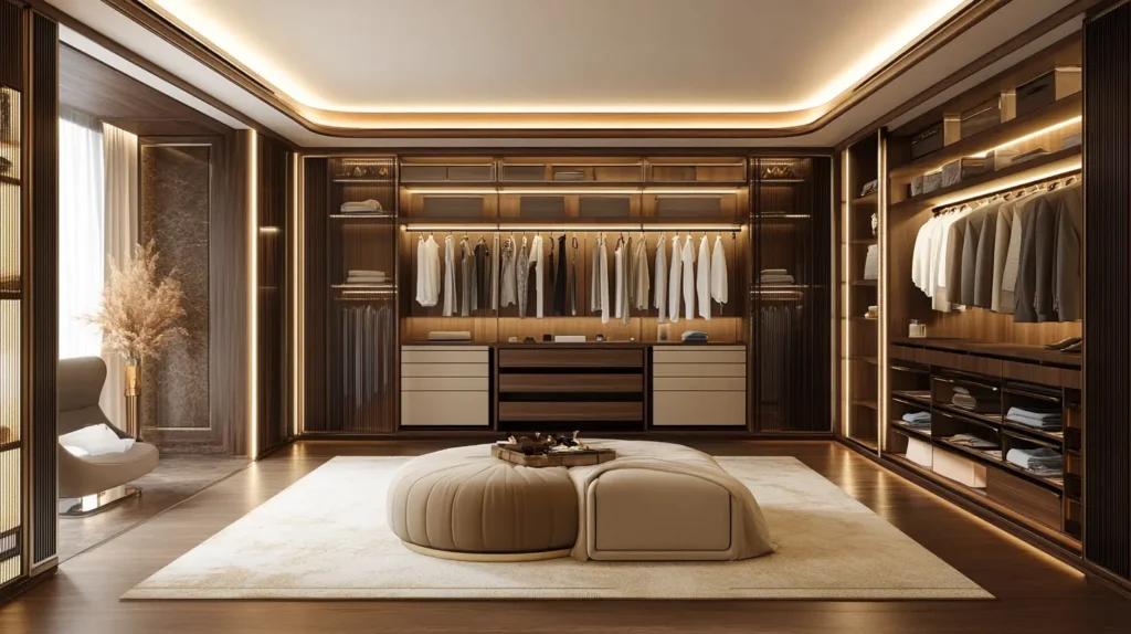 Indonesian villa closet ideas