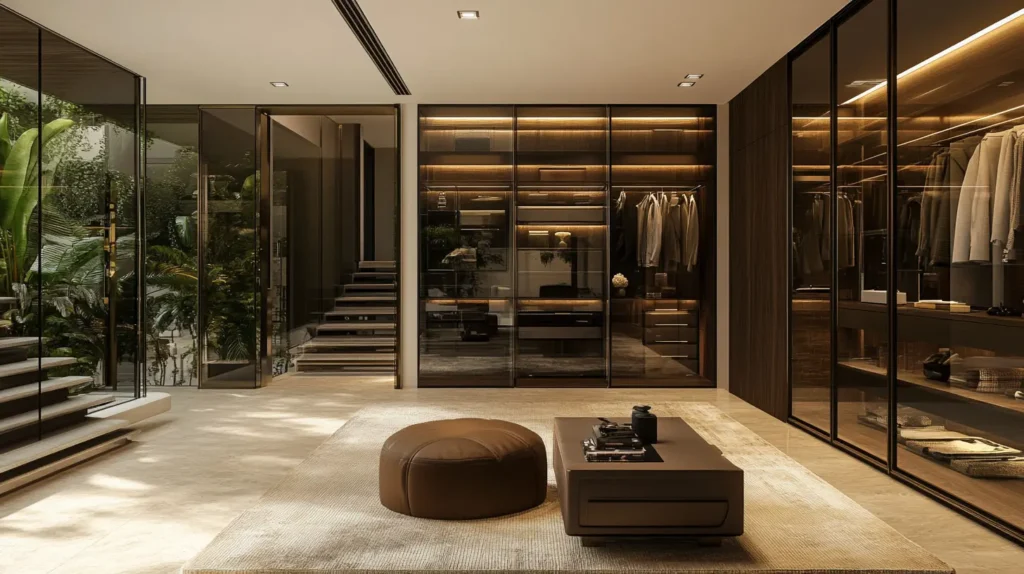 Glass Door Closets