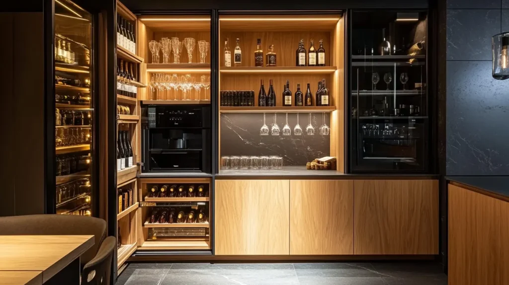 Luxury Cabinets with Hidden Features