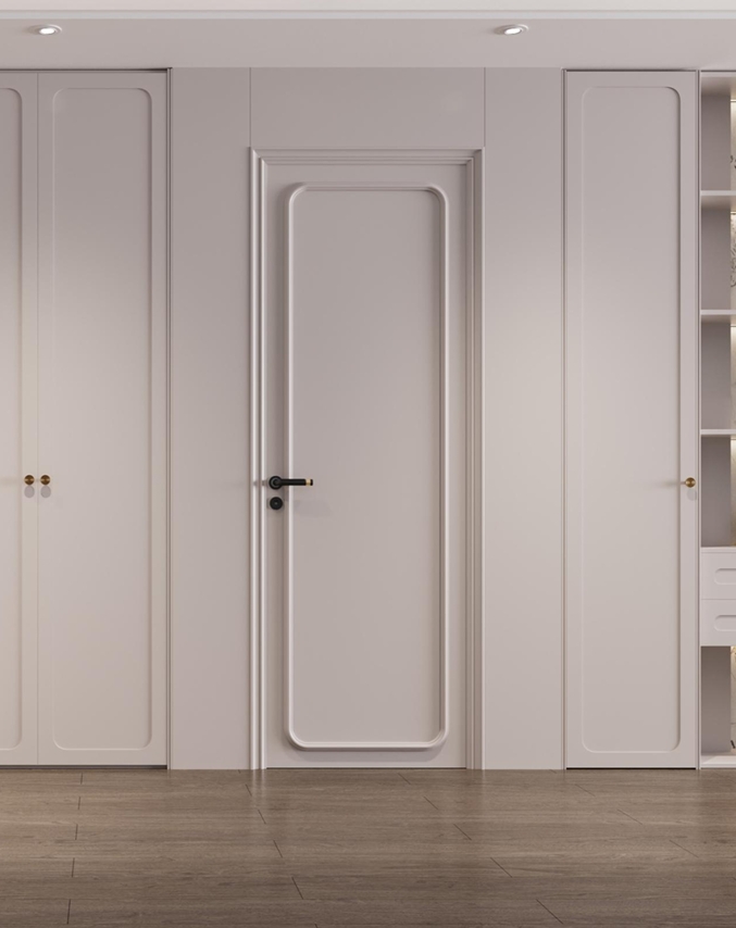PAhome L-ZM series inner door PAINTED ECOLOGICAL DOOR WITH SHAPE
