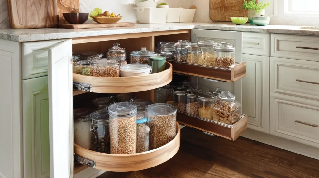 Smart Storage Solutions Two tone cabinets
