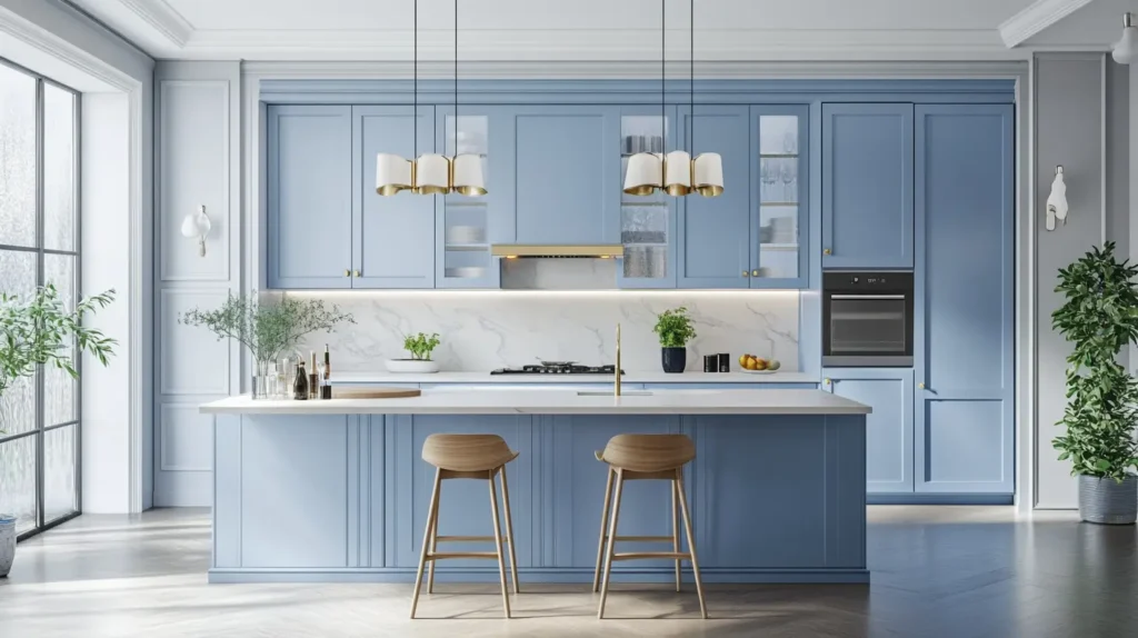 Light Blue Kitchen Cabinets