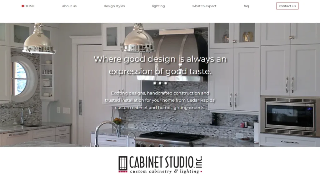 Cabinet Studio is renowned for its innovative custom cabinetry solutions.
