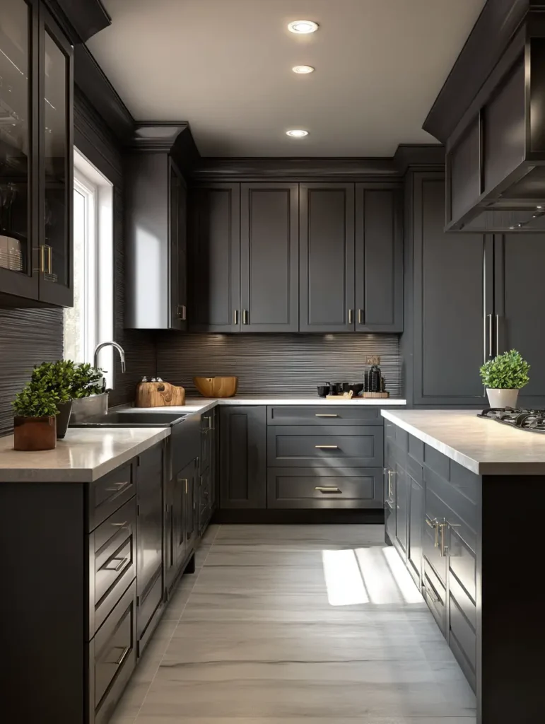 Slate Grey Kitchen Cabinets