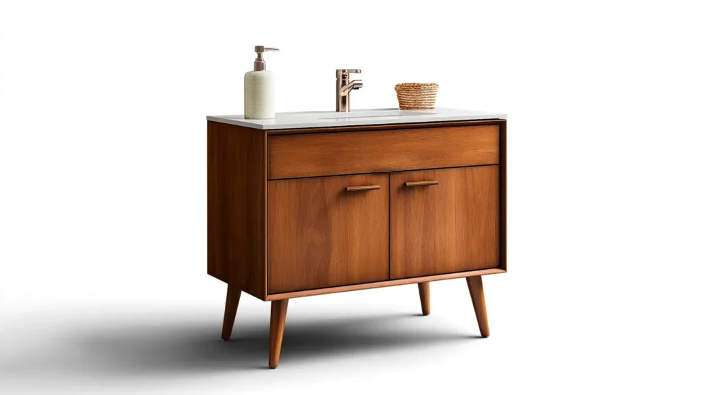 Mid-Century Modern Bathroom Vanity