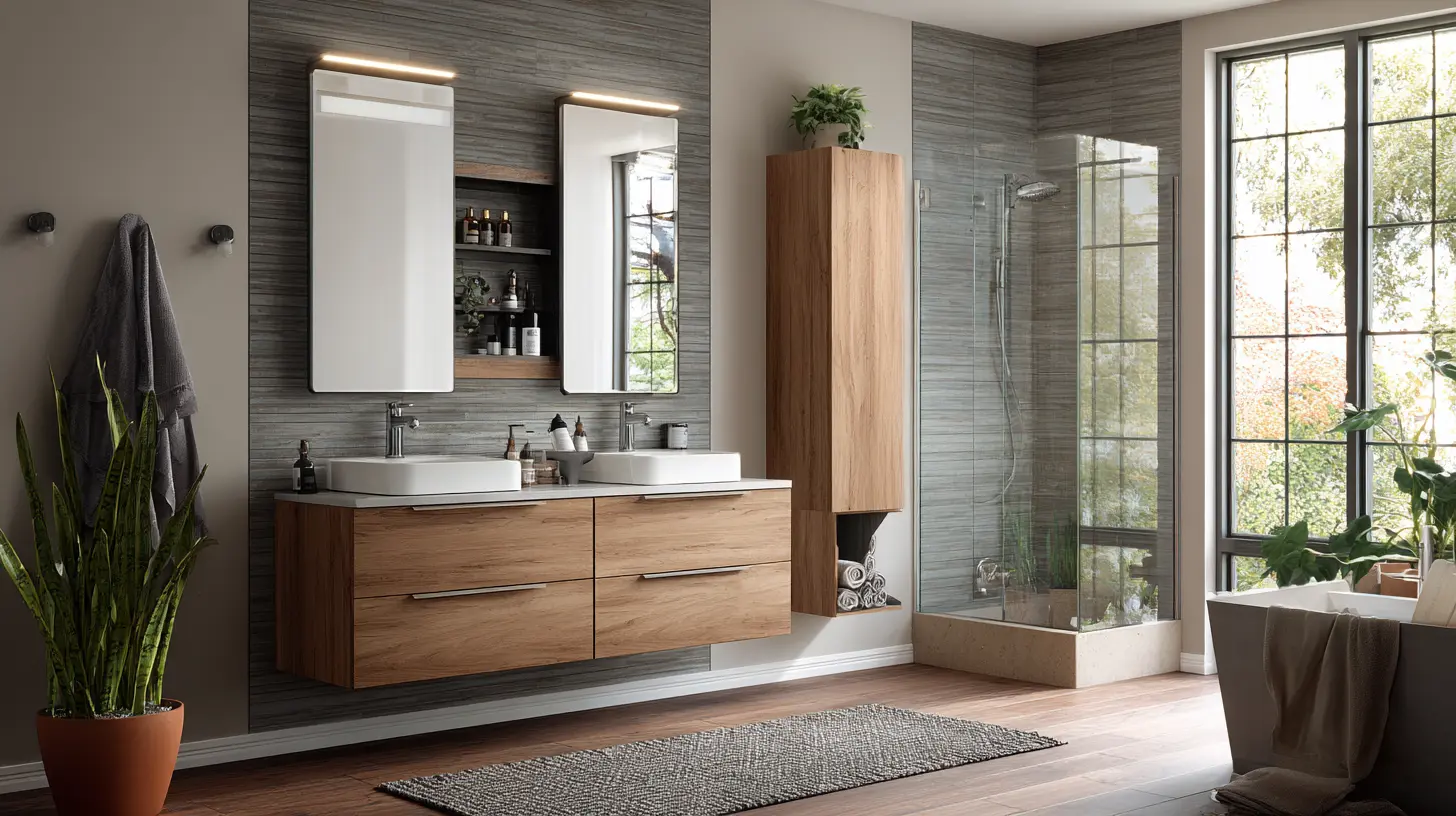 Bathroom Vanity with Linen Cabinet