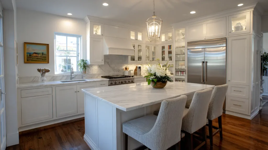 how tall is an island in a kitchen