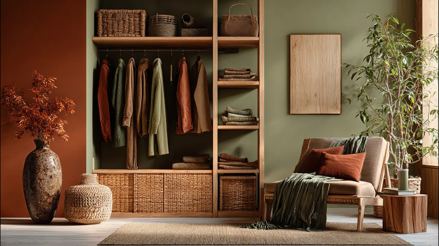 Earthy and Nature Inspired Shades wardrobe