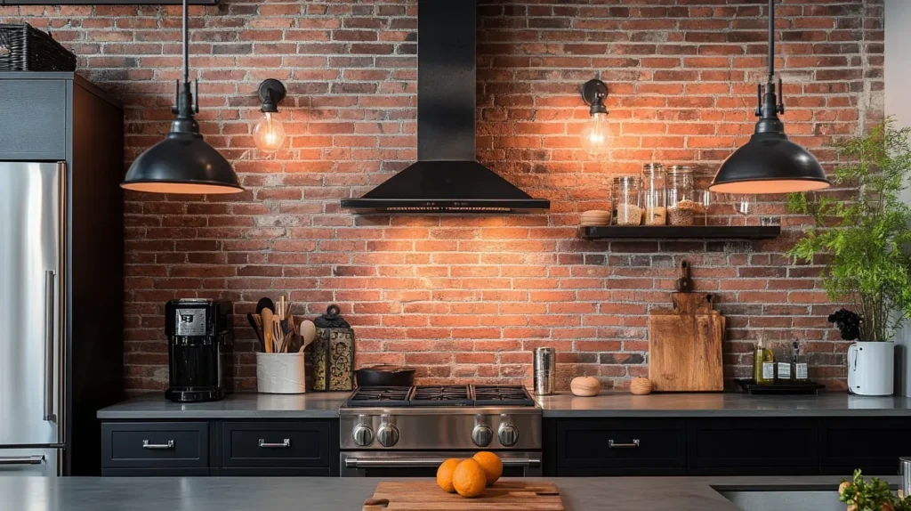 Brick Backsplashes