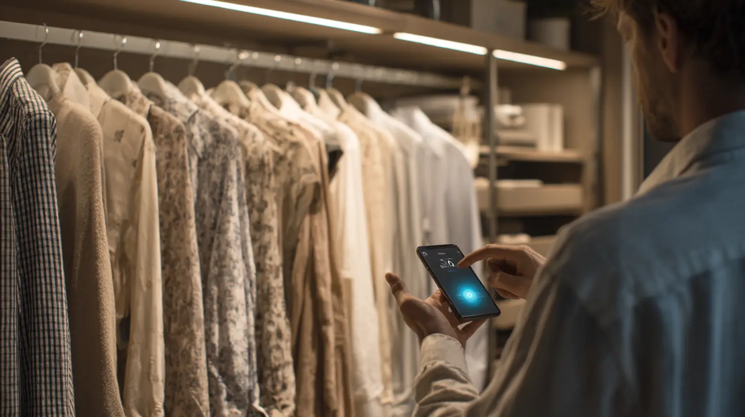 Voice Control and App Integration Smart wardrobe