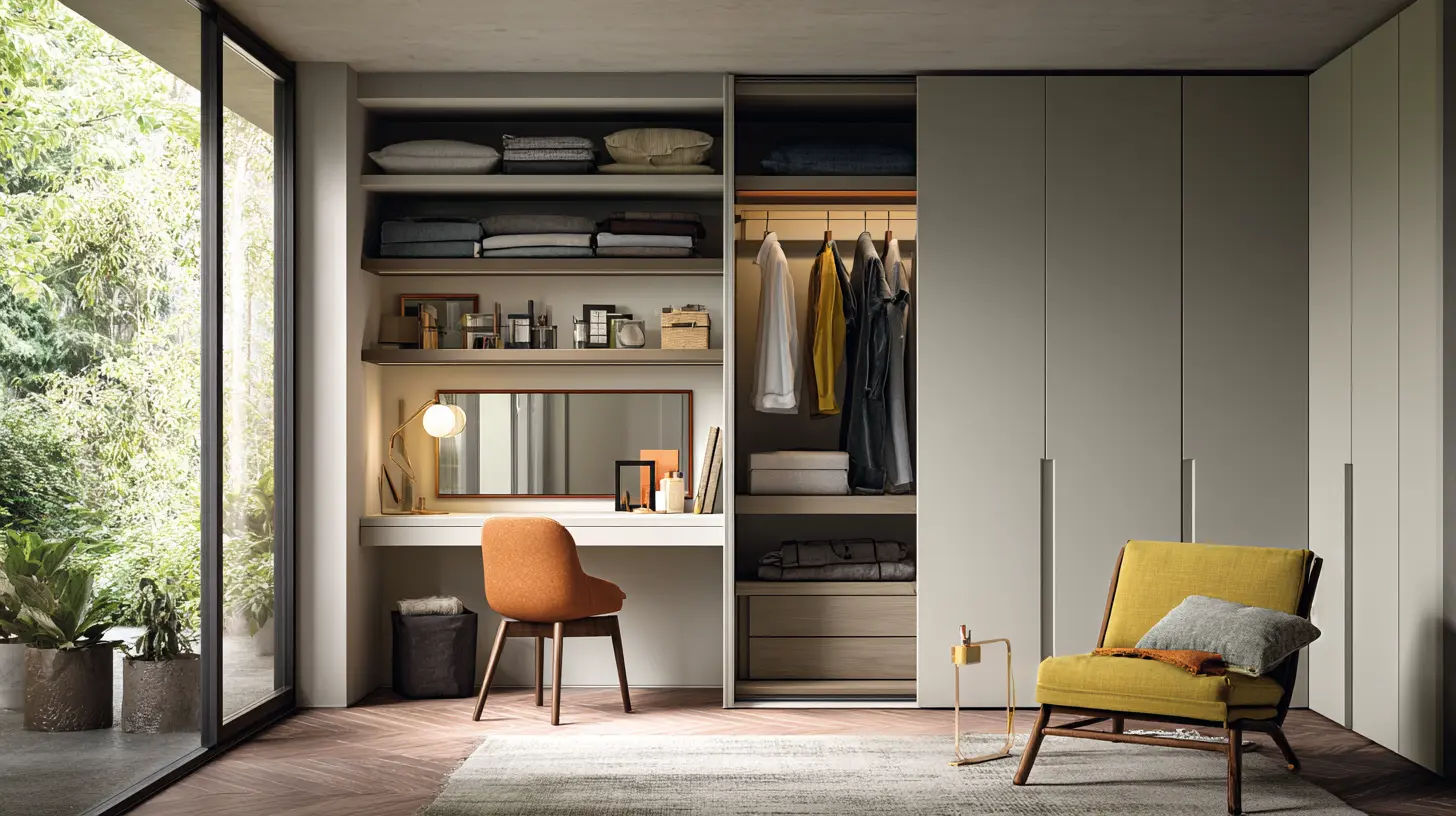 Wardrobes with Integrated Furniture