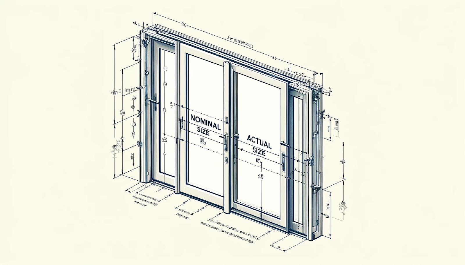 Bifold Doors rough door opening dimensions