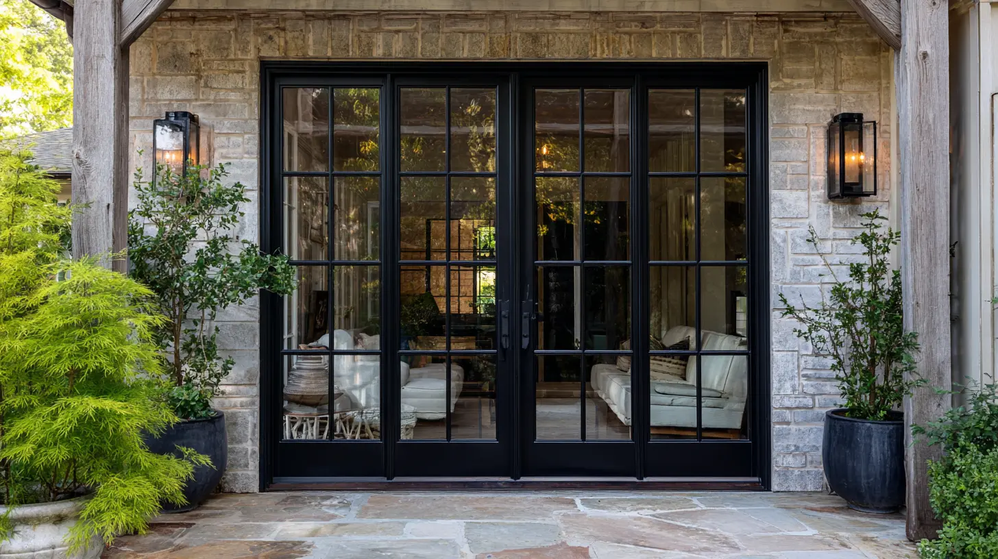 What Are Black Metal French Doors