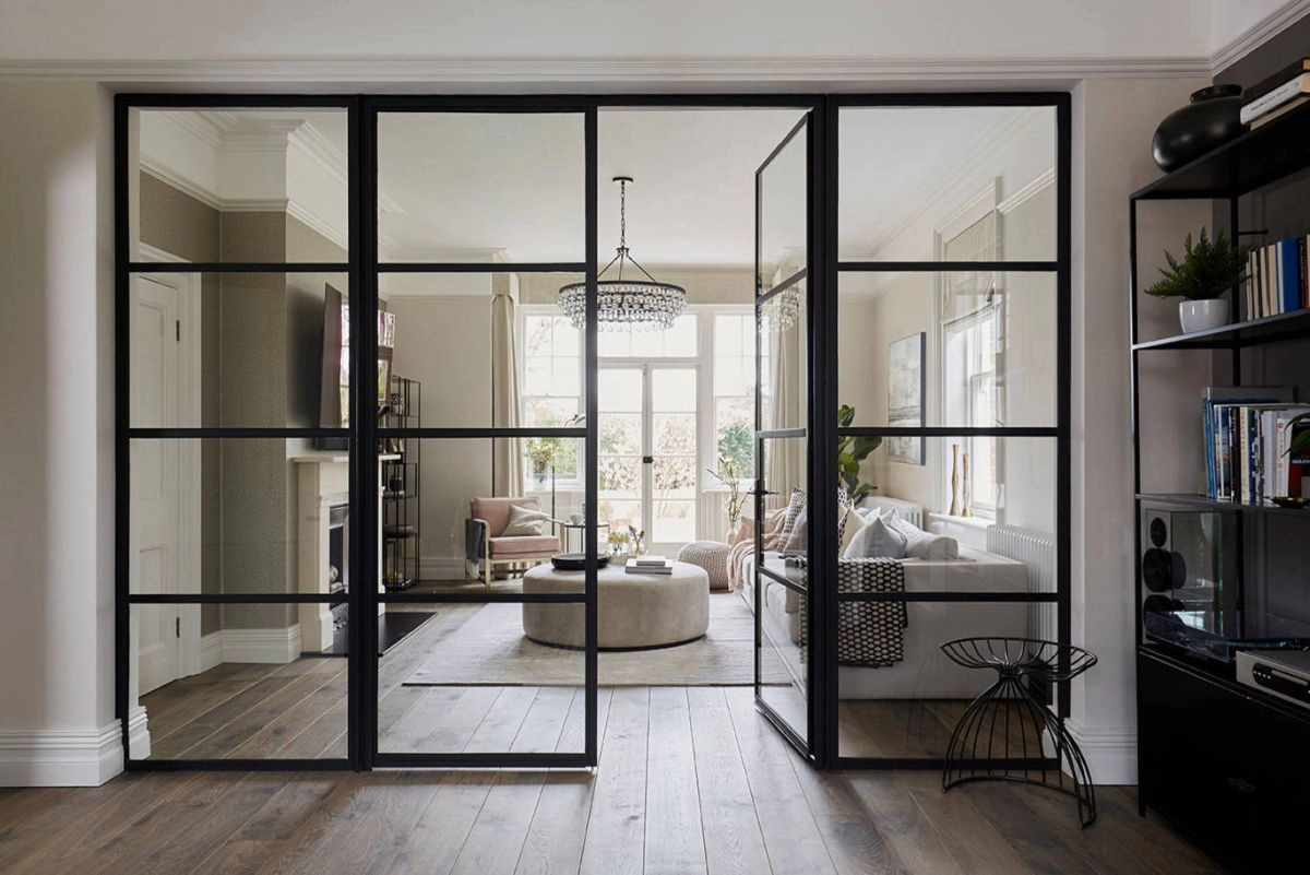 Black Metal French Doors Designs