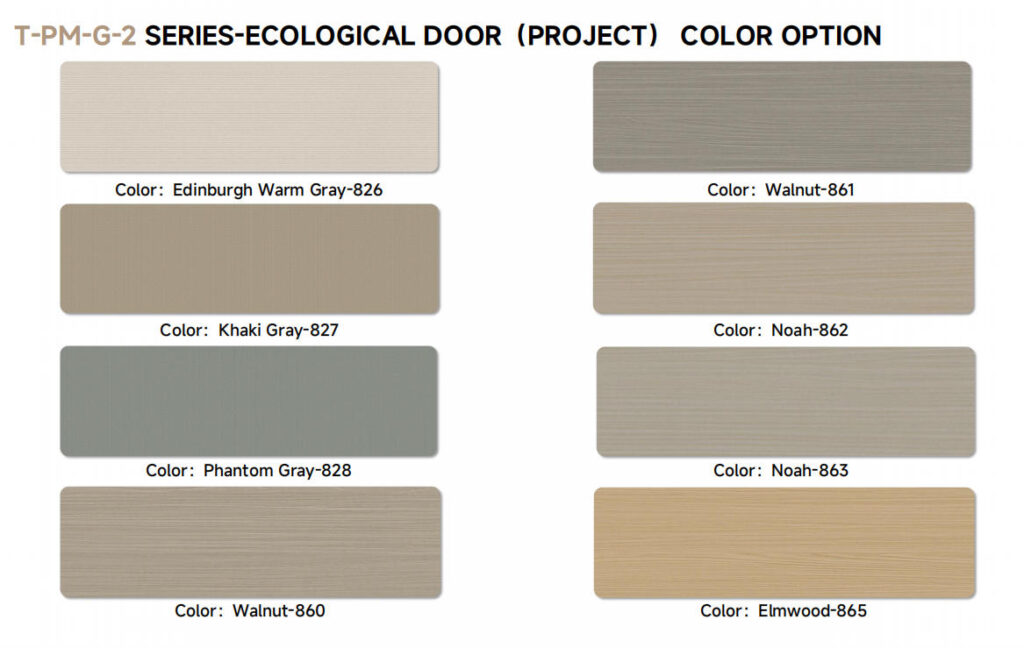 t pm g 2 series ecological door color option