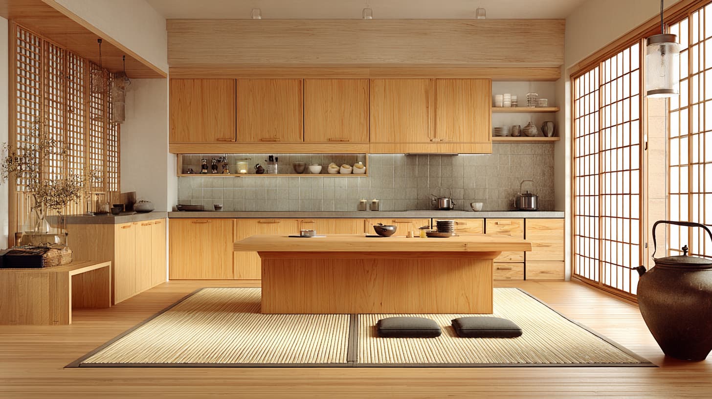 Lemari Kabinet Dapur Dengan Desain Multi-Fungsi