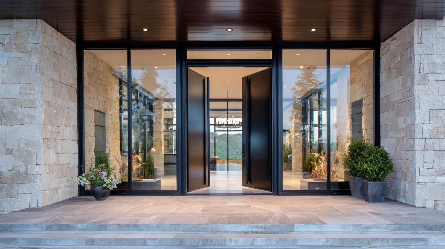 8._Pivot_Doors_with_Sidelights