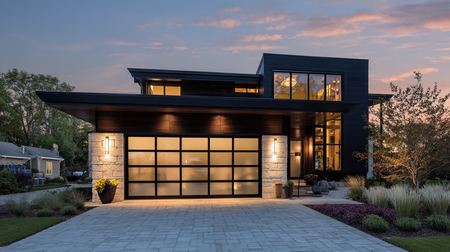 How to Choosing Garage Doors for Modern Style Homes ? 5 choosing a modern garage door