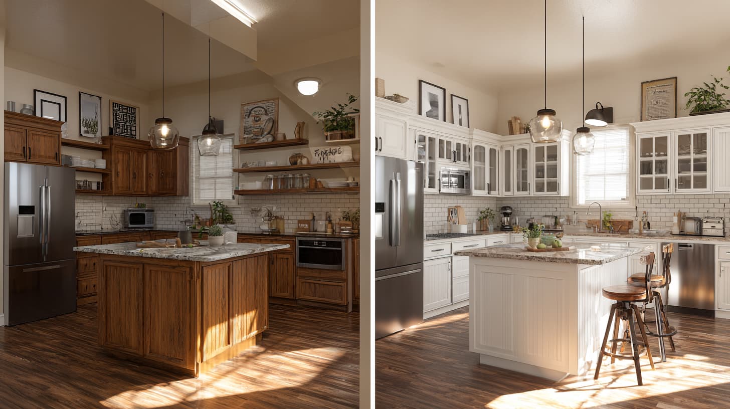 Kitchen Remodels Before and After Gally 10 Kitchen redesign makeover