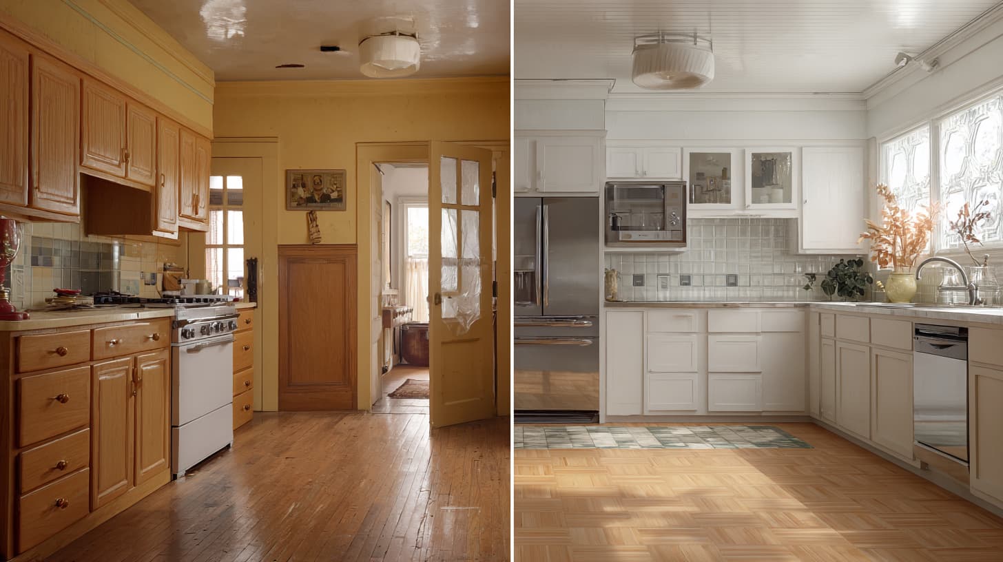 Kitchen Remodels Before and After Gally 2 Kitchen makeover results