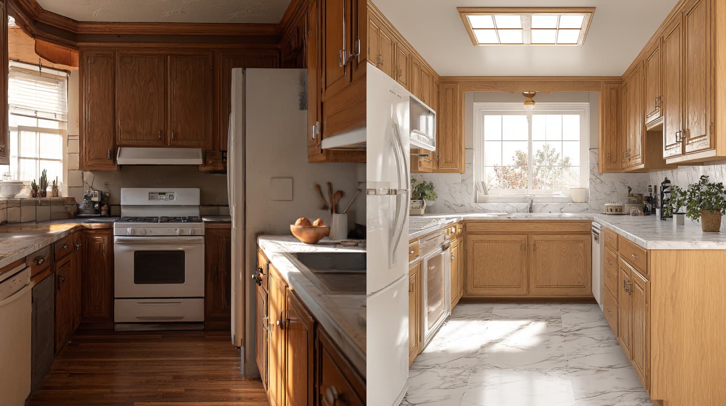 Kitchen Remodels Before and After Gally 6 Kitchen redesign progress