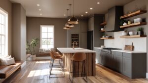 Best Wall Colors to Pair with Grey Kitchen Cabinets for Stylish Spaces 1 warm_taupe_walls_alongside_warm_grey_cabinets (2)