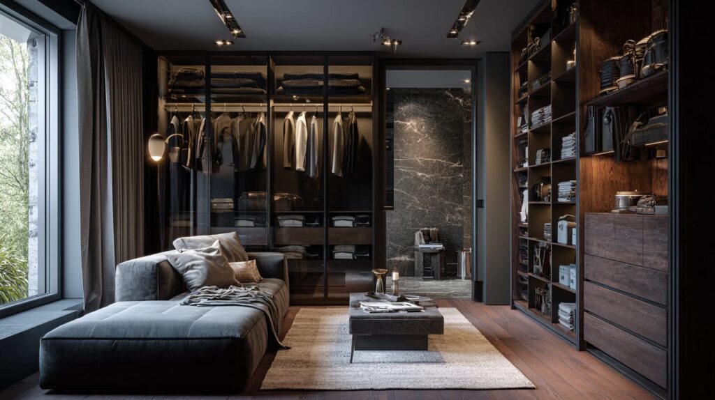 10 Perusahaan Kustomisasi Rumah Terbaik di Makassar Sulawesi Selatan 15 Dark Tones wardrobes: