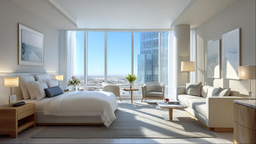 Desain Kamar Tamu Hotel dengan Fokus pada Pencahayaan Alami