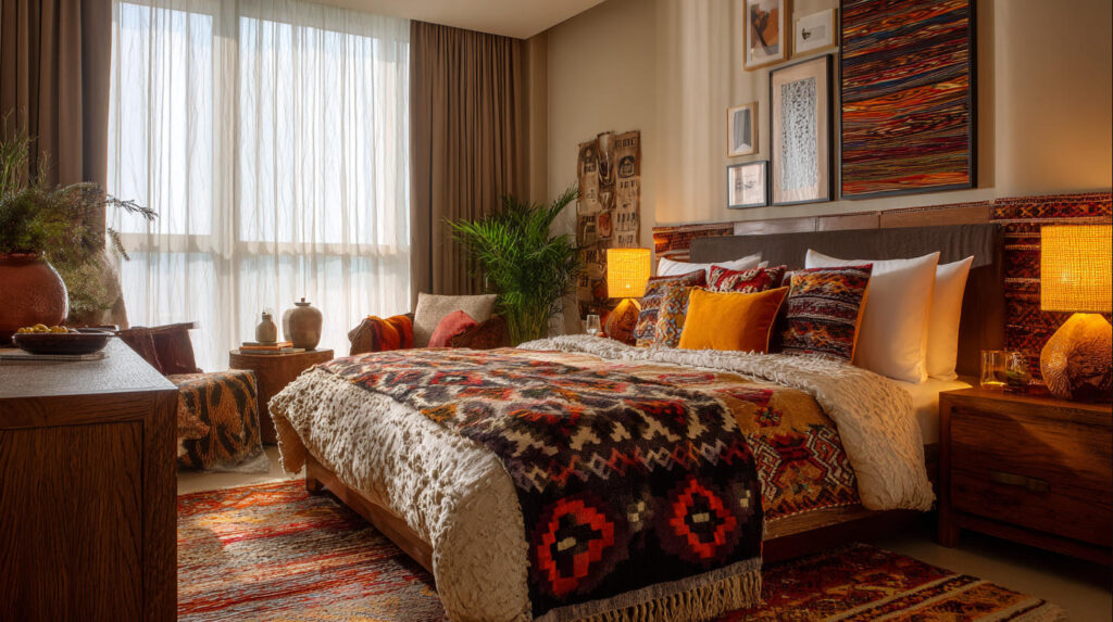 Desain Kamar Tamu Hotel dengan Sentuhan Bohemian