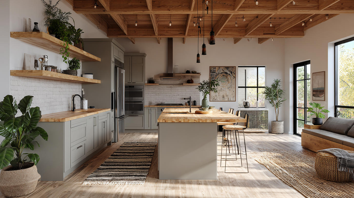 Top 10 Modern Greige Kitchen Cabinets Ideas in Indonesia 10 Eco-Friendly Modern Greige Kitchen Cabinets