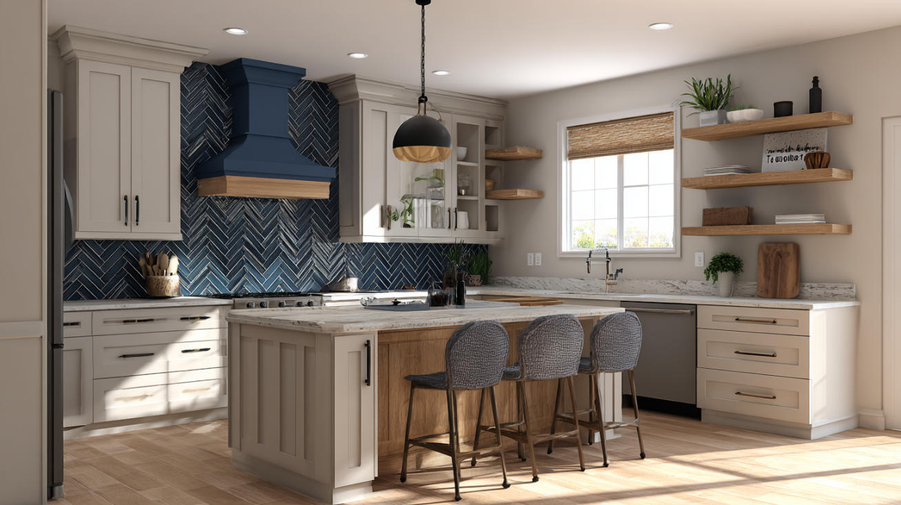 Top 10 Modern Greige Kitchen Cabinets Ideas in Indonesia 5 Greige and Bold Accents for Modern Contrast