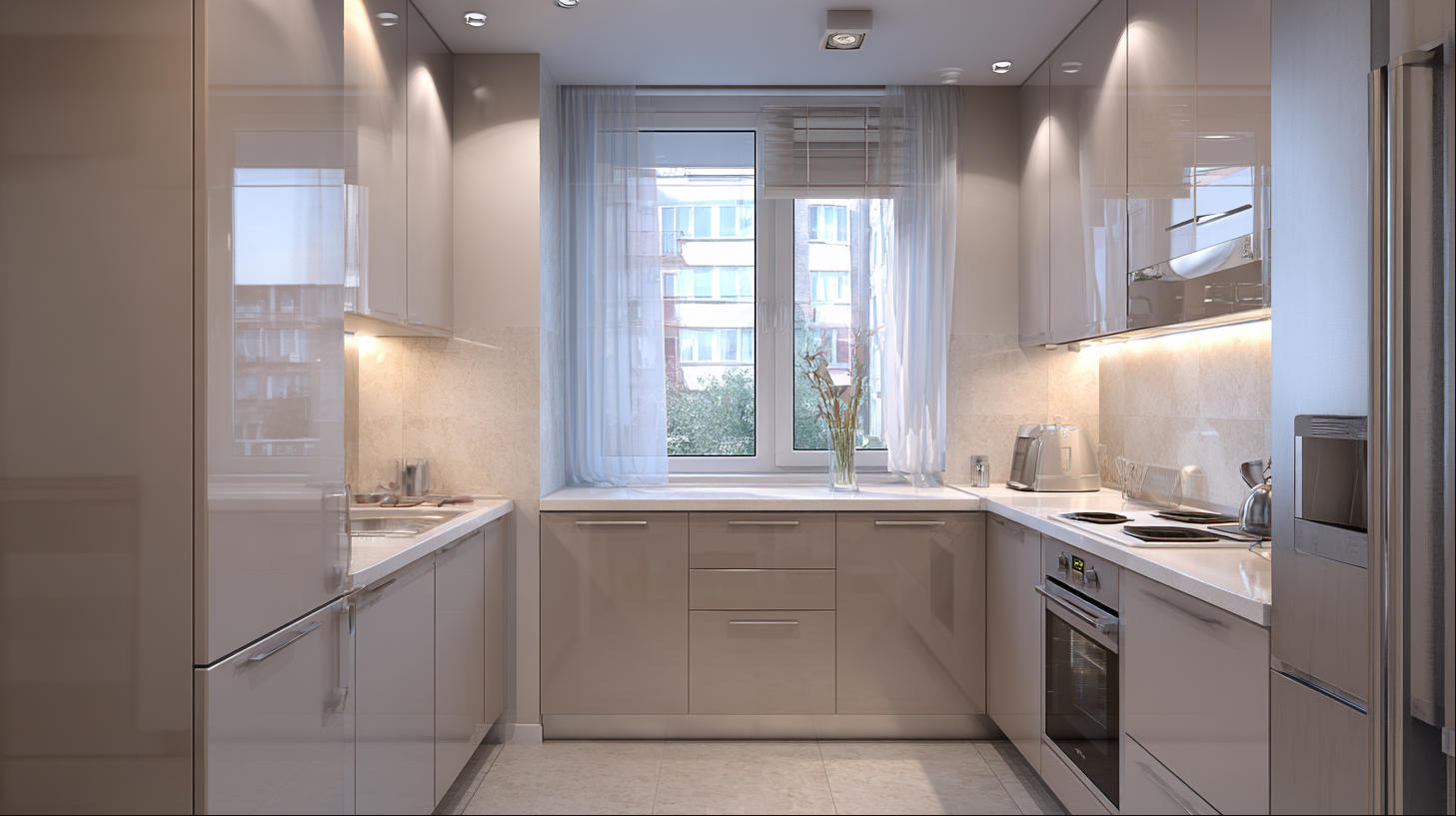 Top 10 Modern Greige Kitchen Cabinets Ideas in Indonesia 6 Small Kitchen Solutions with Modern Greige Kitchen Cabinets